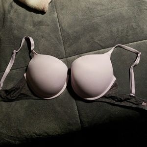 Pink push-up bra
